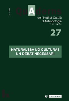 Quaderns de l’Institut Català d’Antropologia. Núm. 27